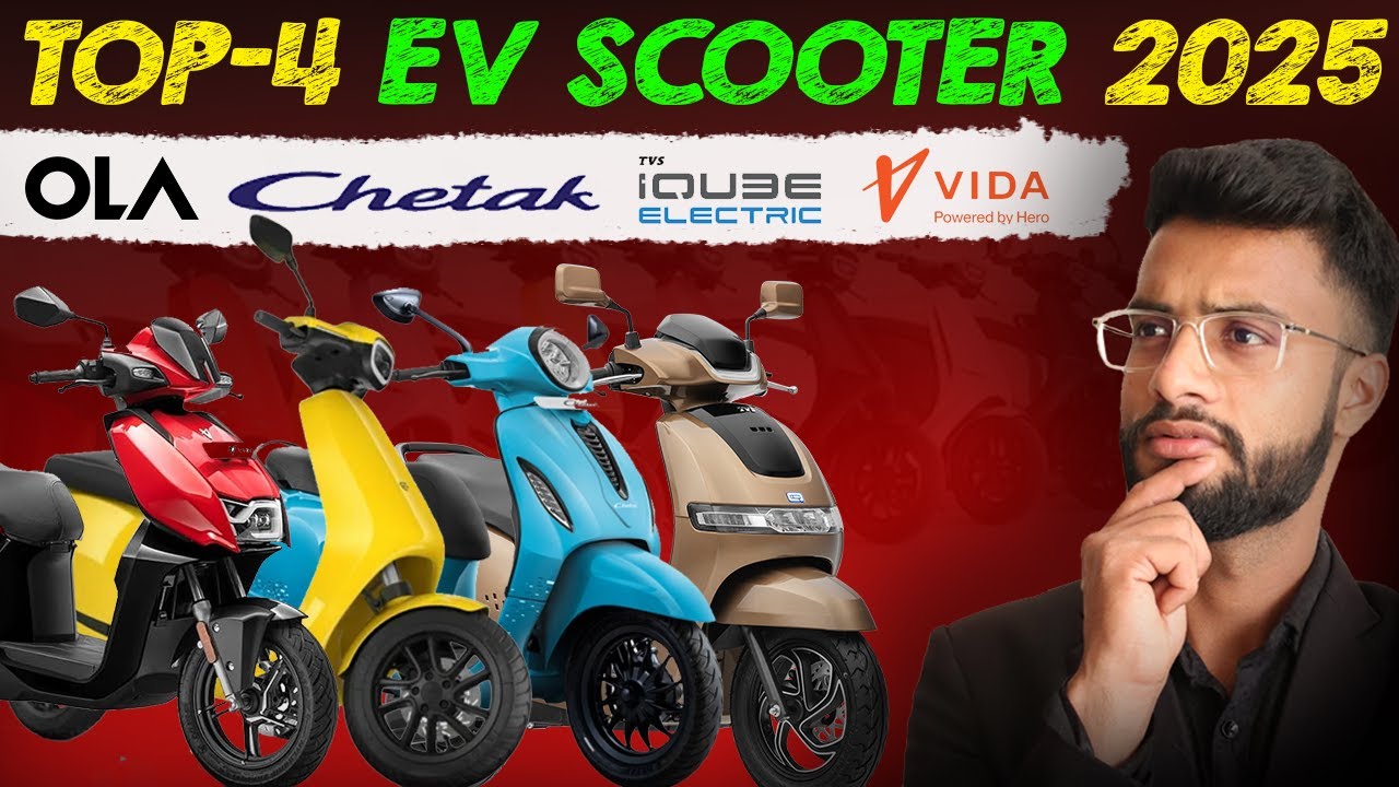 Best 4 EV Scooters in India 2025 | Top 4 Electric Scooters You Can Buy ...