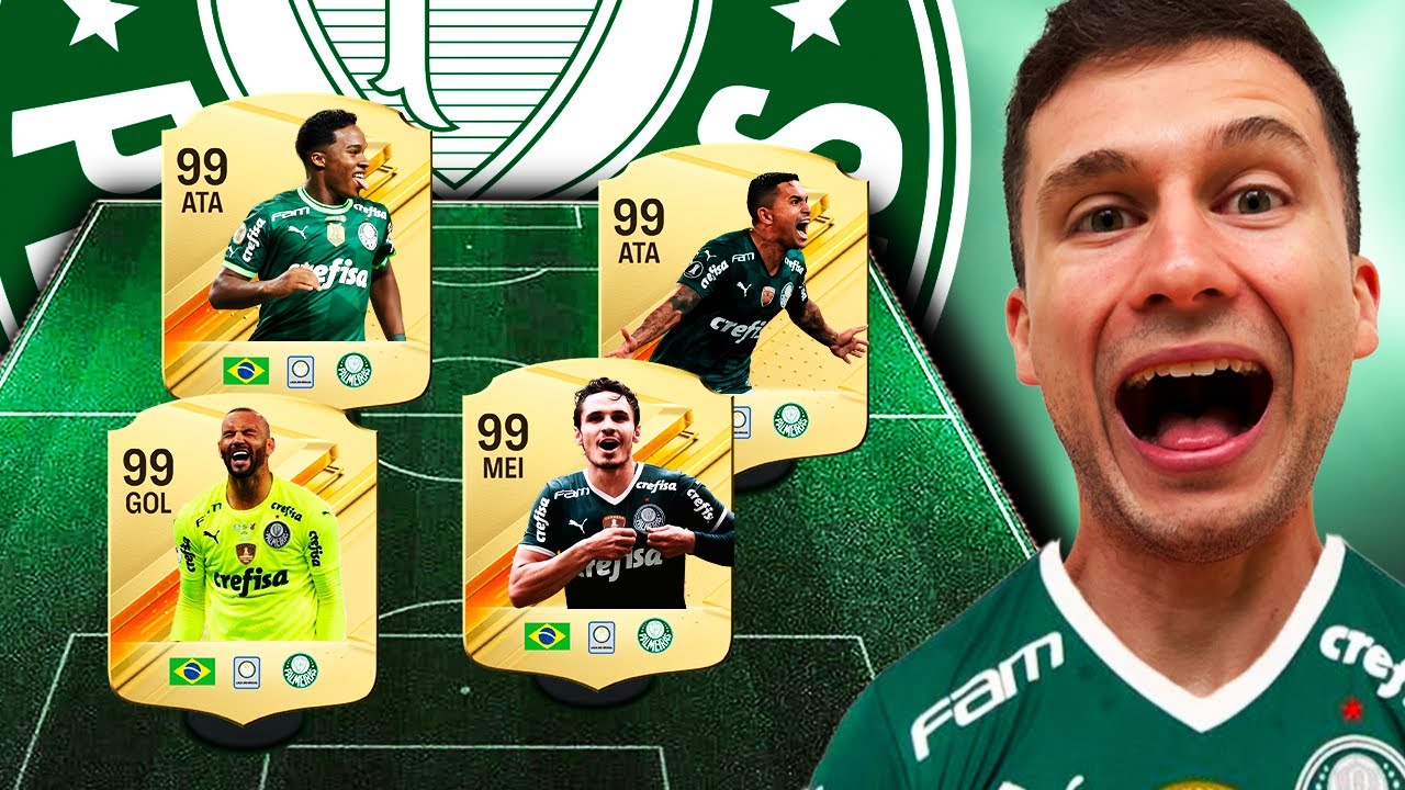MONTEI O TIME DO PALMEIRAS NO EA FC 24! ULTIMATE TEAM