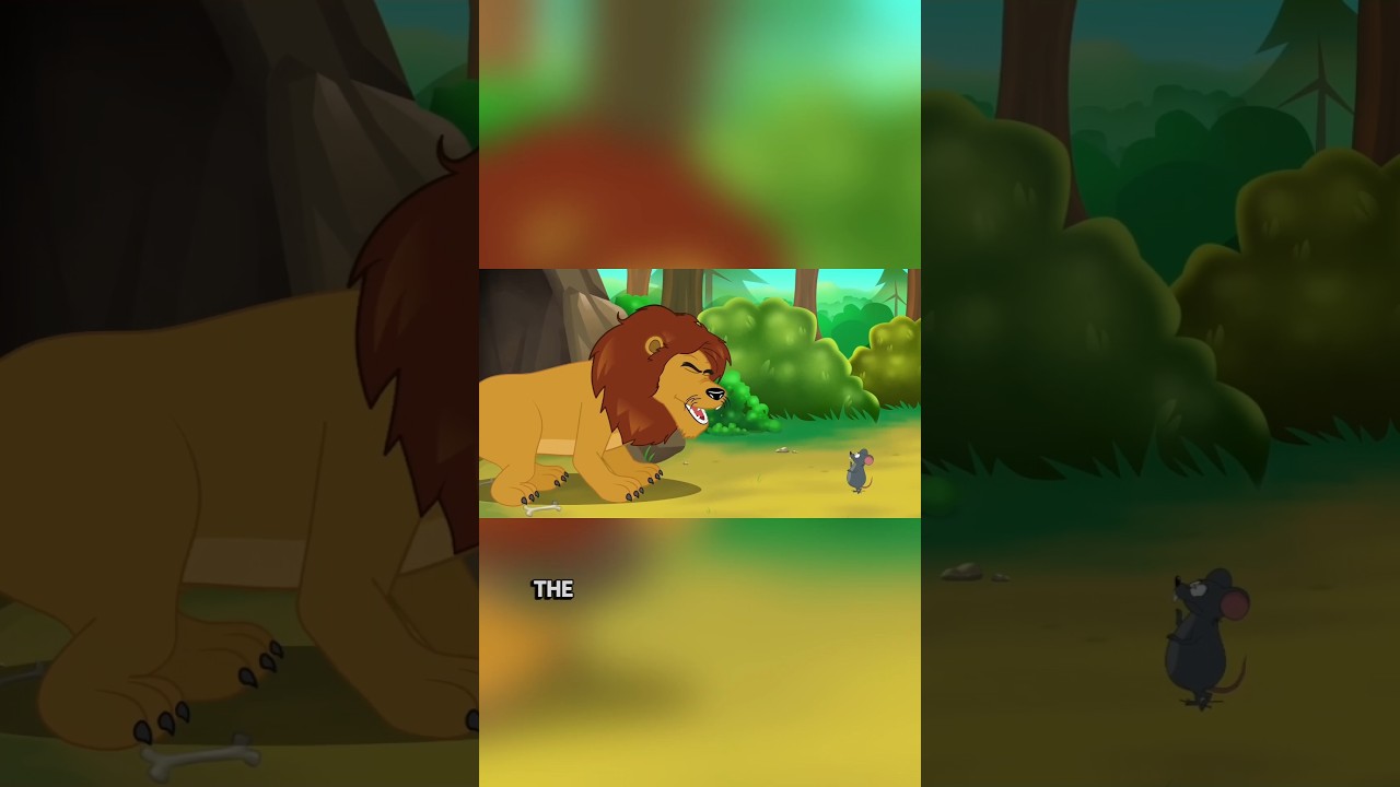 The Lion 🦁 The Mouse 🐁 + The Sleepy Bear 🐻 #fairytalesandstoriesforkids