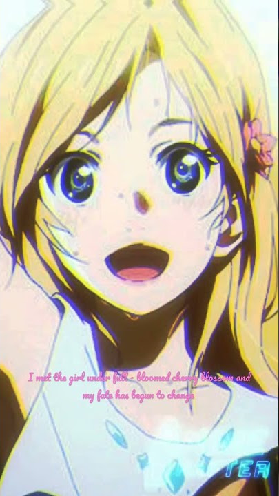 Your lie in April Sugar Crush Edit By Anime Drafter