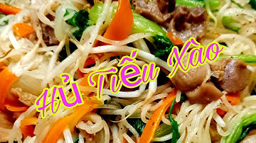 Cách Làm HỦ TIẾU XÀO Không Bị Dính Chùm Không Nát Rất Dễ Thơm Ngon Tại Nhà