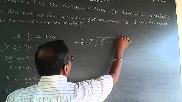 Quantitative Aptitude Quadratic equation Solving 1 TCS