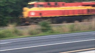 FEC 109 Waiting on main track 6:38 AM