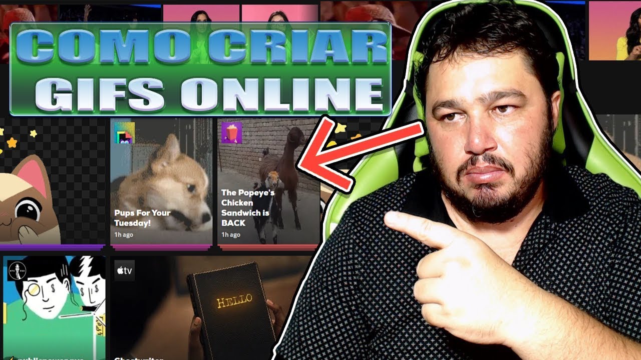 Como criar imagens GIF online e de graça - Olhar Digital