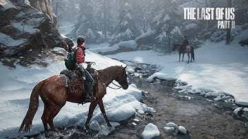 The Last of Us 2 Remastered PC - Relaxing Ambient Walking & Horse Riding | 4K Ultra Max Graphics