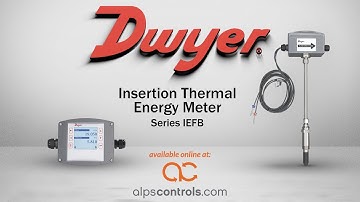 Overview of the Dwyer Insertion Thermal Energy Meter - available at alpscontrols.com