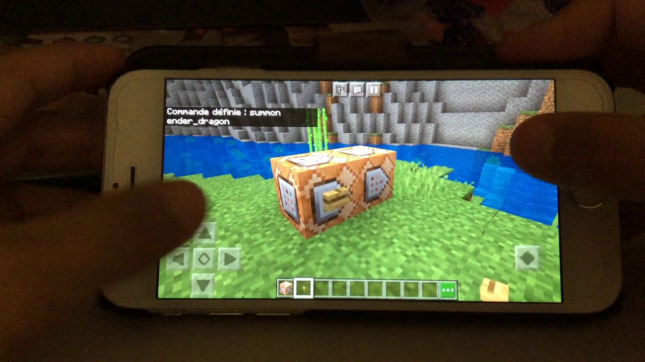 Minecraft : Comment faire un "command block" pour faire apparaître un