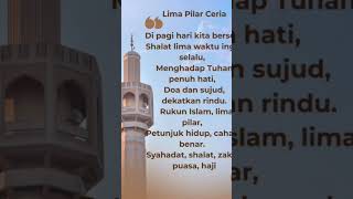 lagu pembelajaran materi rukun islam kelas 1 SD#materi #sekolah #icebreaking #merdekabelajar