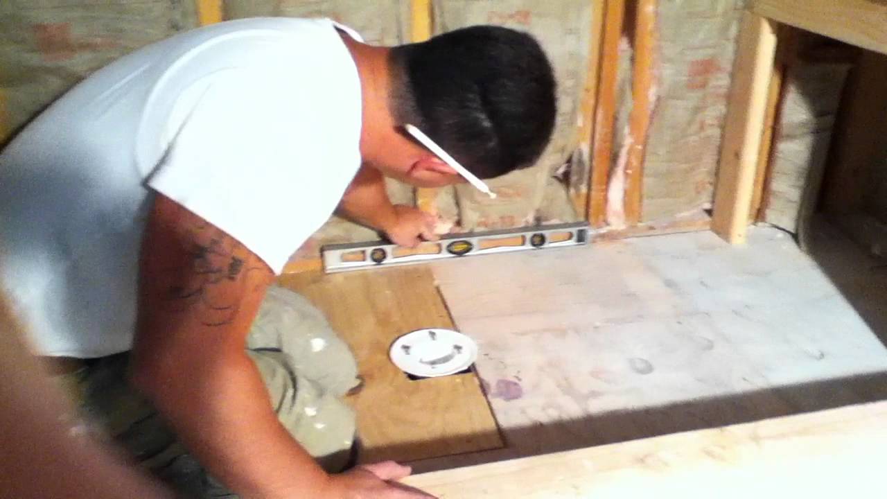How to remodel a bathroom ( custom shower pan) 4 YouTube