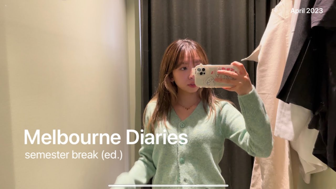 Melbourne Vlog | semester break, travelling, autumn vibes