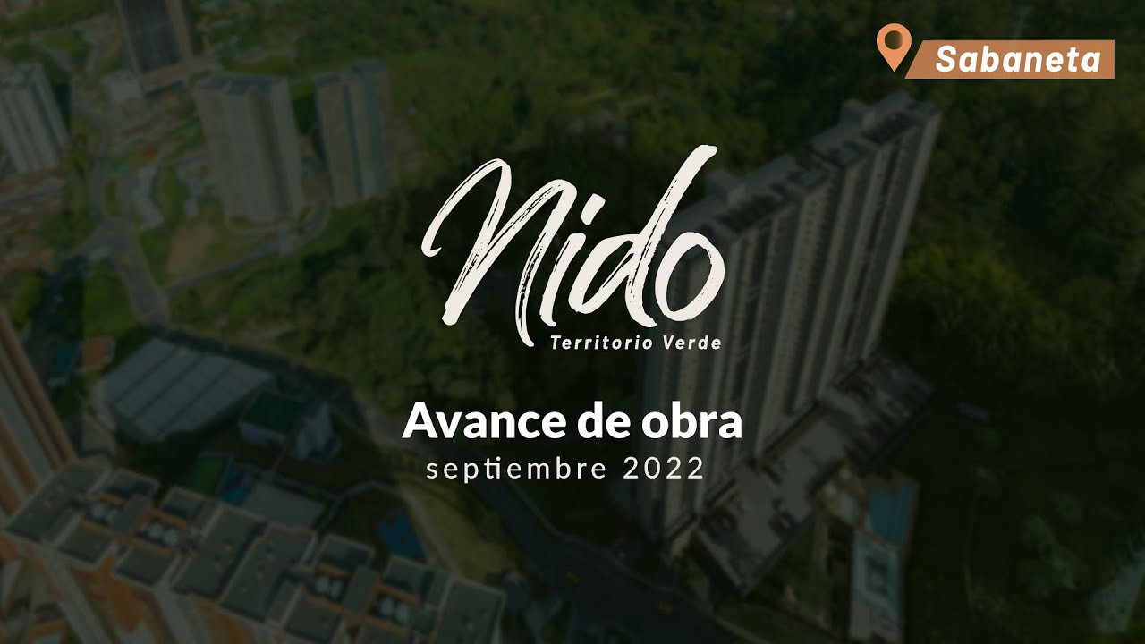 Avance de obra Nido - Apartamentos en Sabaneta