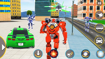 Army Bus Robot transport - Bus,plane,Robot Car Game #26 Android Game Play