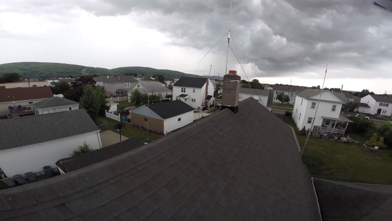antenna inspection cb radio, Giving the antennas a nice look see with my Blade 350QX quadcopter camera iphone 8 plus apk