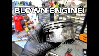 Why A Briggs & Stratton Snowblower Engine Blew Up & Teardown! - Video