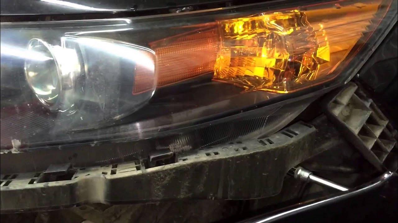 Как снять фары аккорд 8 Избавляемся от помутневших фар. Honda Accord (8G), 2 л, 2008 года своими рукам