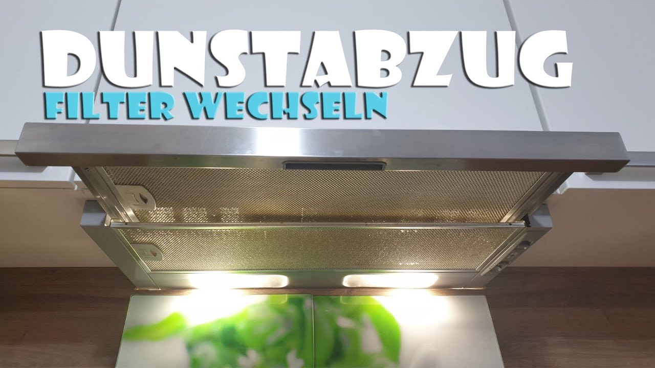 🍽 Dunstabzugshaube Kohlefilter wechseln Anleitung - change the filter in a  cooker hood [4K] 