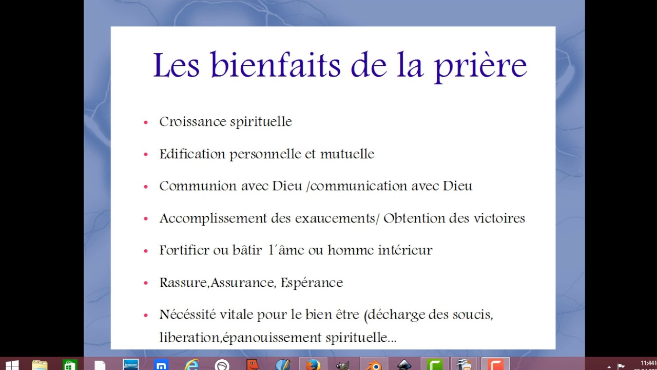 les bienfaits de la prière YouTube les bienfaits de la prière YouTube