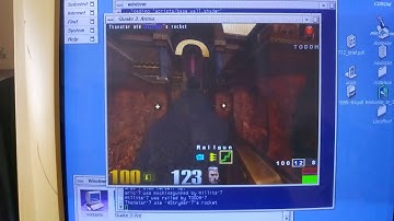 Quake III running on SGI O2 workstation