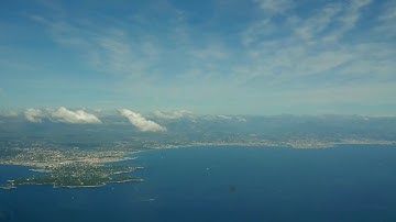 Landung in Nizza (LFMN) Piste 04L | Landing in Nice (LFMN) Runway 04L - time lapse
