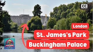 Beautiful London walk from St. James's Park to Buckingham Palace on a car-free day | May 2024 | 4K