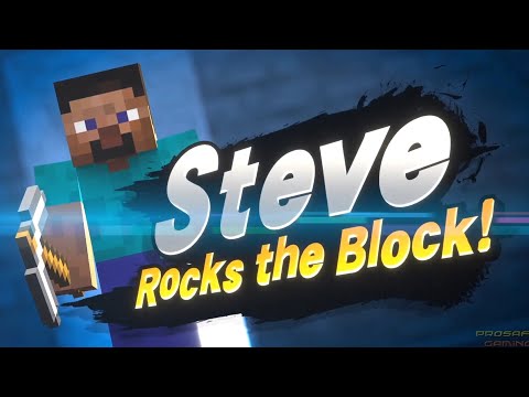 Super Smash Bros Ultimate Minecraft Steve Reveal Trailer Nintendo Direct 2020