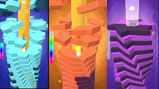 Drop Stack Ball game _Android Gameplay Fall Helix Blast Crash 3D Part 5_ios screenshot 1