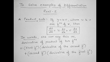 Examples of differentiation part 2 by Nikhilsir bbit
