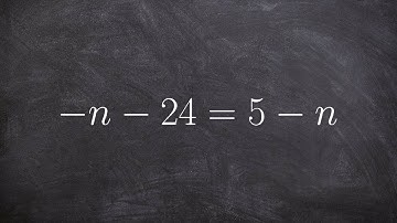 Solving an equation with variables on both sides no solution