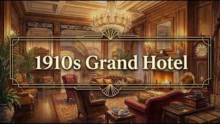 1910s Vintage Ambience | Grand Hotel ✨