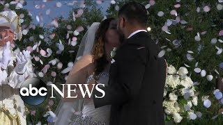 Couple has fairy tale wedding at Walt Disney World
