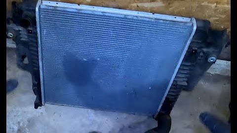 Radiator for a 2005 jeep liberty