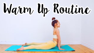 Quick Warm Up Routine Before Your Workout Or Stretch