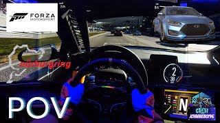 Forza Motorsport - Hyundai Veloster Practical Performance Championship (POV Triple Screen Gameplay)