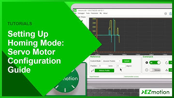 Setting Up Homing Mode: Servo Motor Configuration Guide – EZmotion’s MotionLAB Series