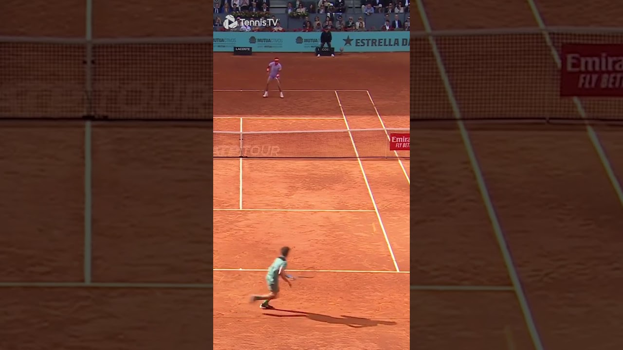 NADAL SUPER SHOT IN MADRID 