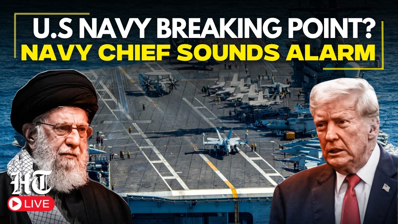 LIVE | US Navy Chief Sounds Alarm: USS Ford Crew Under Pressure Amid Iran Tensions | Trump