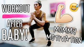 POSTPARTUM WEIGHT LOSS EP. 3 | FULL BODY WORKOUT AFTER BABY! Mommy Fitness Motivation | Liza Adele screenshot 5