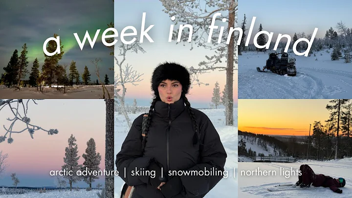 Arctic Adventure in Finnish Lapland | Skiing, Northern Lights, Snowmobiling, Glass Igloo ❄️❄️ 
