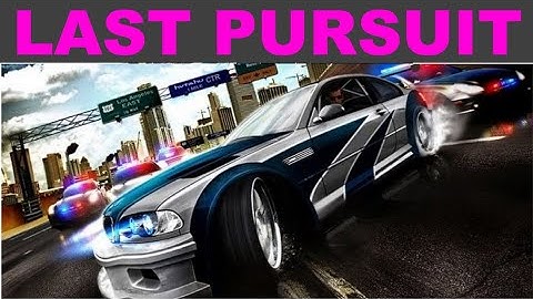 NFS MW - The last mission of RUNNING (Последняя миссия ПОГОНЯ)