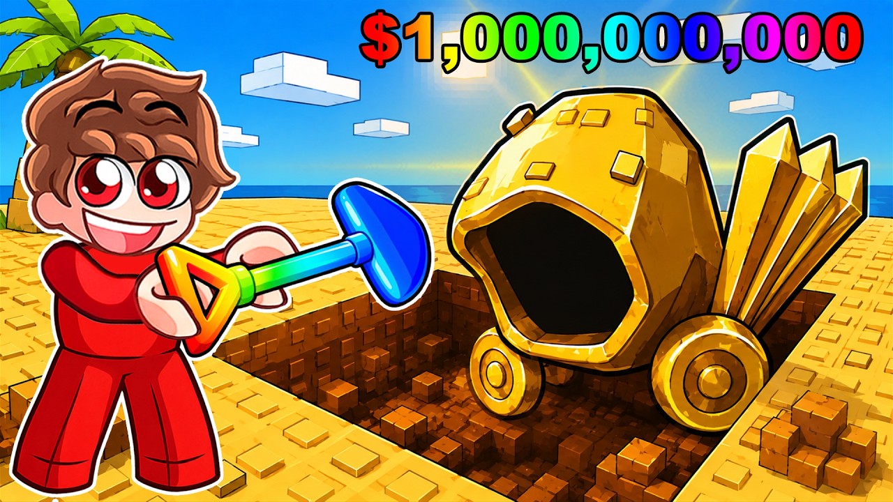 Gasté $985,459 para EXCAVAR OBJETOS LEGENDARIOS en Roblox!