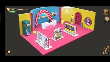 Rooms and exits - Chapter 2 - level 10 Candy shop complete walkthrough