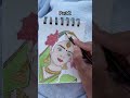 Radha easy drawing #ytshorts #trendingshorts #trending #artforkids #painting #shortsvideo #art