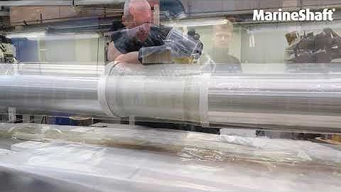 Applying PHILLYCLAD between the liners of tailshaft