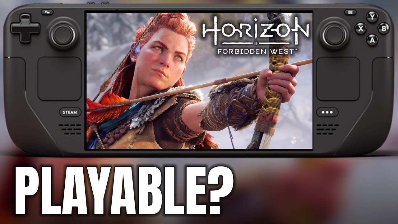Horizon Forbidden West PC on LCD Steam Deck - PLAYABLE?