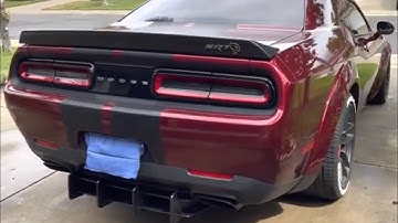 ZL1 Addons Rear Diffuser Deluxe Installation for my 2018 Dodge Challenger Widebody Hellcat