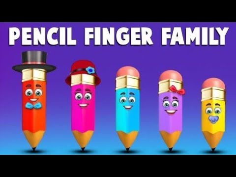 Finger Family Collection | Pencil Finger Family + 9 more Finger Family ...