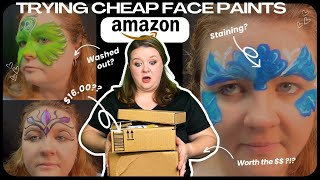 🎨💸 Trying a Cheap Amazon Face Paint Palette - Round 3  Bowitzki vs UCANBE 💸🎨