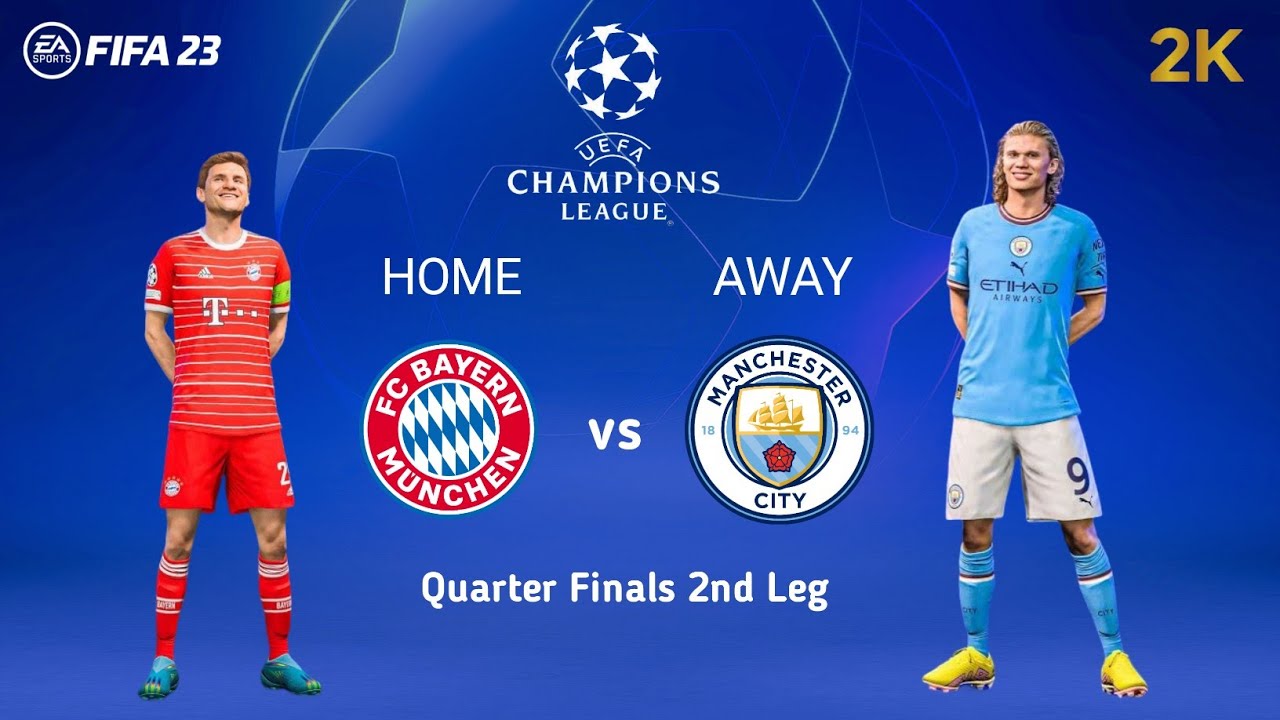 FIFA 23 - Bayern Munich vs Manchester City - Champions League 2023 ...