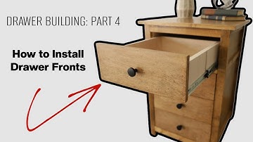 How to Install Drawer Fronts