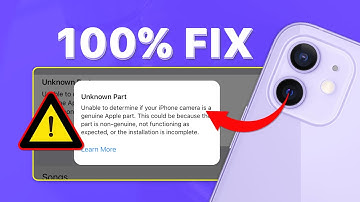 Fix "Unknown Part" Message after Replacing iPhone Rear Camera - 100% Fix
